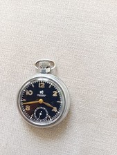 GOOD  VINTAGE 1953 ' INGERSOLL TRIUMPH GB ' POCKET WATCH , SERVICED 