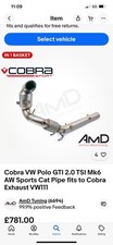 Cobra Sports Cat For Vw Polo 2.0tsi 2019