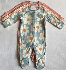BNWT Baby Girls 3 pack Flower Sleepsuits 12-18 months NEXT