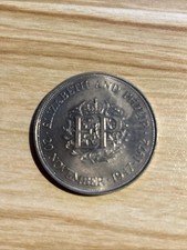 Queen Elizabeth and Prince Philip 1947 - 1972 25th Wedding Anniversary Coin