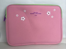Daisy by Marc Jacobs Pink Laptop Case 38 X 28 CM Zip Bag Floral Print Girls p20