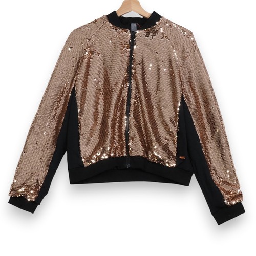 Womens sequin bomber jacket - sequin,