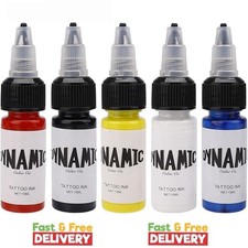 Tattoo Ink Red, Black, Lemon