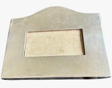 Military Silver Photograph Stand With Regimental Crest And Inscription