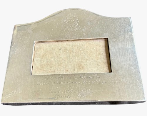 Military silver photograph - silver,