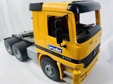 BRUDER Germany MAN TGA 4143  Yellow  Truck Pick-Up Unsure If Complete