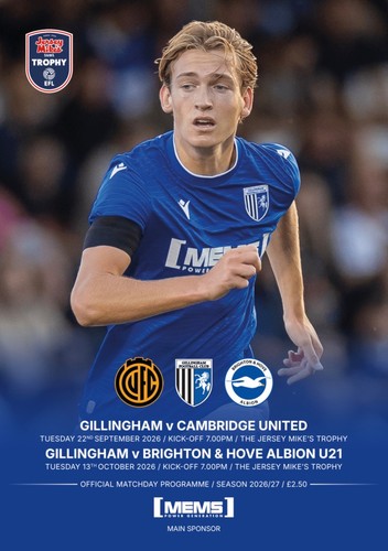 2026 gillingham v - 22/09/2026,