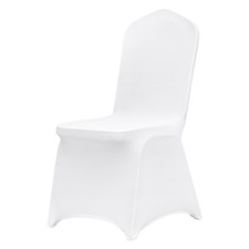 30x White Spandex Chair Covers