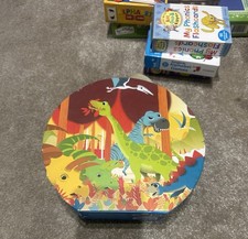 Janod Hat Box Puzzle, Dinosaurs. The puzzle