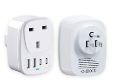 UK TO USA AMERICA ADAPTER USB