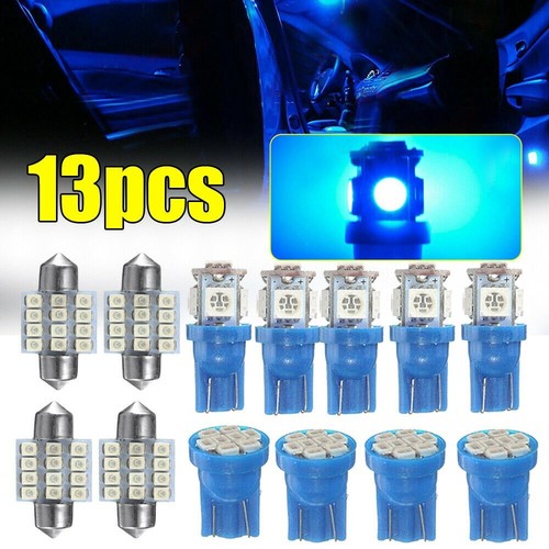 13x blue led lights car - led,