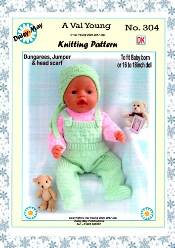 Dolls knitting pattern 304 - dolls,