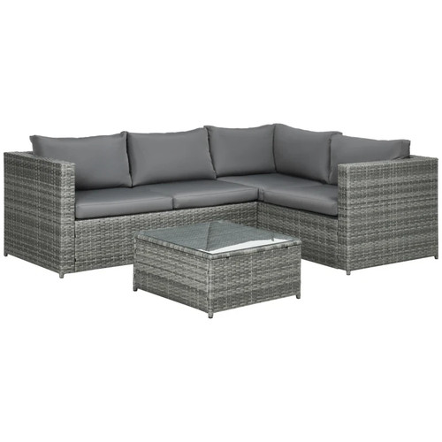 3pcs rattan corner sofa - corner,