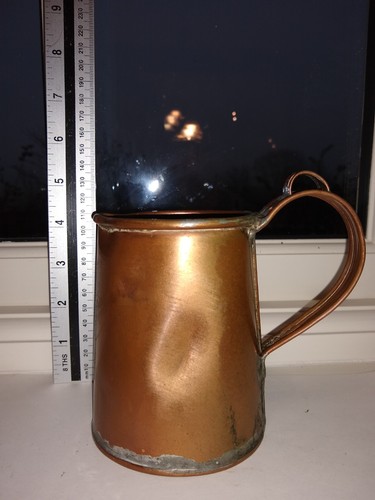 Antique copper measuring - antique,