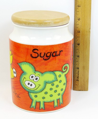 Dunoon funky farm sugar jar - funky,
