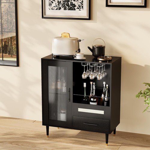 Wine bar cabinet with - wine,