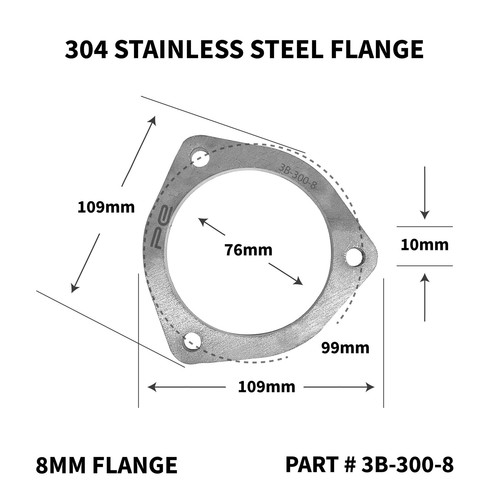 Inch exhaust flange - inch,