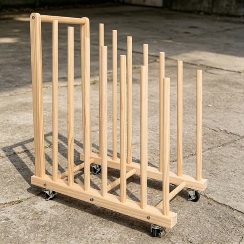 Mobile art drying rack - mobile,