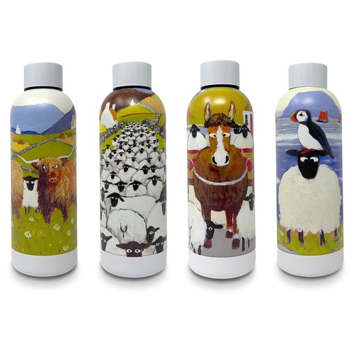 Water bottle stainless steel - water,