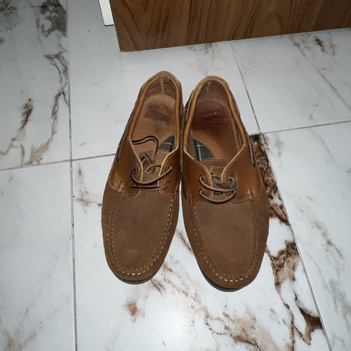 Barbour suede and - and, boat