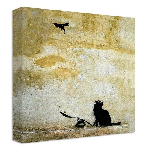 Banksy cat and - banksy, mouse