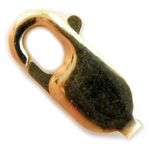 9ct yellow 8mm lobster - 8mm,