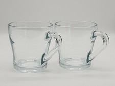 Glass Tea Coffee Cup Mug - Sold in packs of 2 4 6  - Volume 200ml