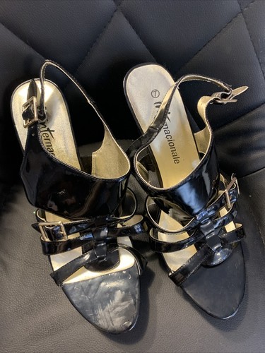 Internacionale black patent - black,