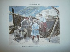 Engraving 19° 1899 color