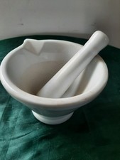 White  Mortar Pestle Set