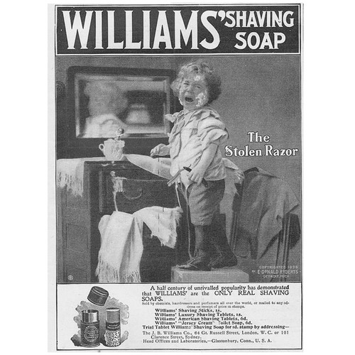 Williams shaving soap crying - williams,
