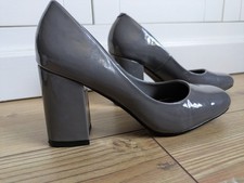 Ladies John Lewis Grey Patent