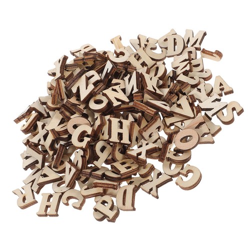 104pcs large wooden letters - 104pcs,