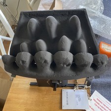 FOCALPOINT   Hannington Gas Fire Tapered Inset 14” Living Flame Fire Tray - Coal