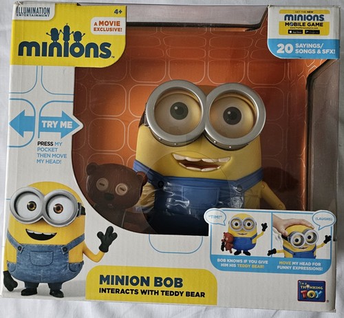 Thinkway minion bob with teddy - thinkway,