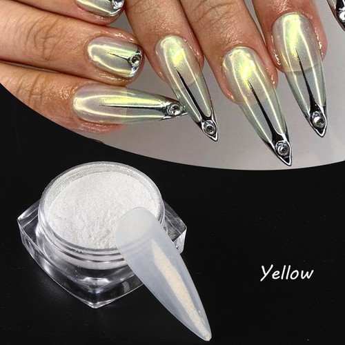 White pearl chrome - chrome, powder