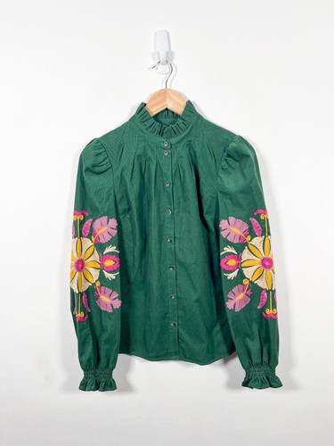 Boden blouse size - blouse, green
