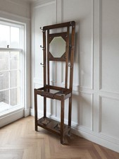 An Antique mid 20th Century Oak Hall Stick Stand ~Delivery Available~