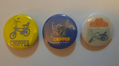 Raleigh chopper 25mm badge x3 - chopper,
