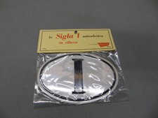 LAMBRETTA/VESPA ORIGINAL 60s " ITALIAN I " STICK ON BADGE  NOS FALBO VIGANO ULMA