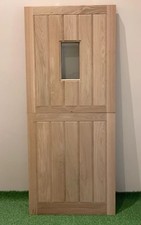 Exterior Double Glazed Front Door Solid European Oak Stable Door 30” x 69 1/2”