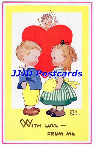 Original postcards mabel - by,
