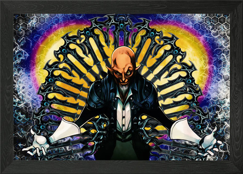 Darkness framed wall art - wall,