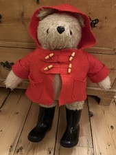 Gabrielle Designs Paddington Bear 18" Handmade Plush Vintage with PB boots