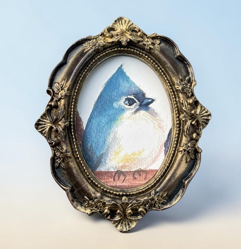 Tufted titmouse mini bird - tufted,