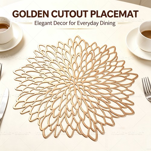 Placemats sets 6 round - of, 4/6
