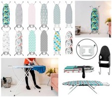 Lightweight Foldable Ironing Board Hanging with Iron Rest Non Slip Easy Storage