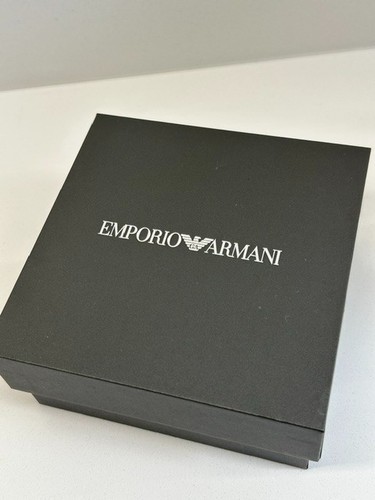 Mens new black - leather, emporio