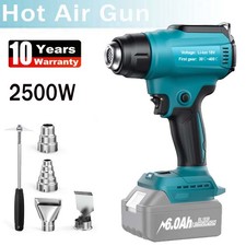 Hot Air Gun Electric Handheld Heat Gun 4 Nozzles For Makita 18V Battery Cordless