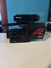 A2 National Newvicon Video Camera And Portable Video Cassette Recorder Untested
